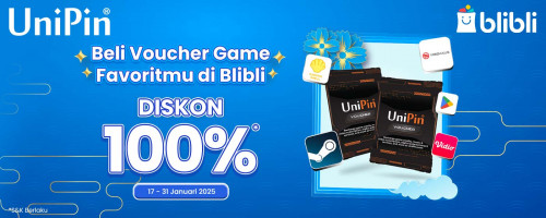 Beli Voucher Game di Blibli Diskon 100%!
